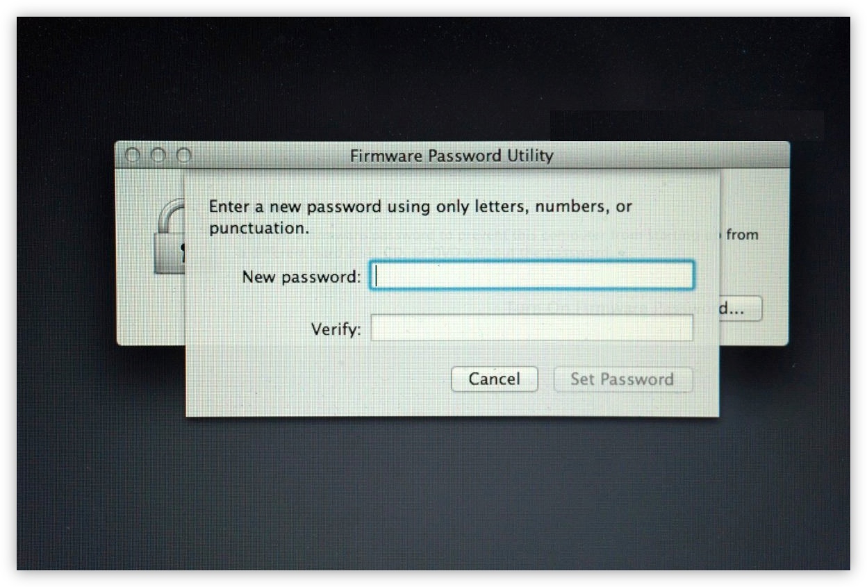 create password for file hard drive mac
